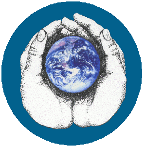 image of hands holding the earth
