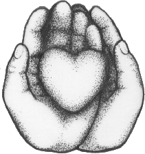 image of hands holding a heart